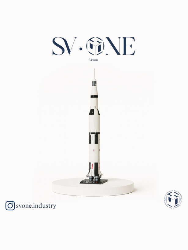 ماکت فضاپیما برند SV.ONE ساختهشده با پرینت سهبعدی دقیق و طراحی الهامگرفته از راکت فضایی مدل دکوراتیو فضاپیما SV.ONE مناسب دکور مدرن و کلکسیون علمی ماکت پرینت سهبعدی فضاپیما از برند SV.ONE با طراحی مهندسی و فرم دقیق