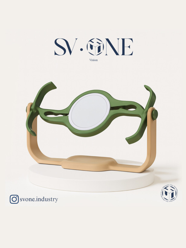 پایه شارژر SV.ONE با فرم هندسی و رنگهای مدرن محصول لوکس SV.ONE مناسب میز کار و دکوراسیون مدرن