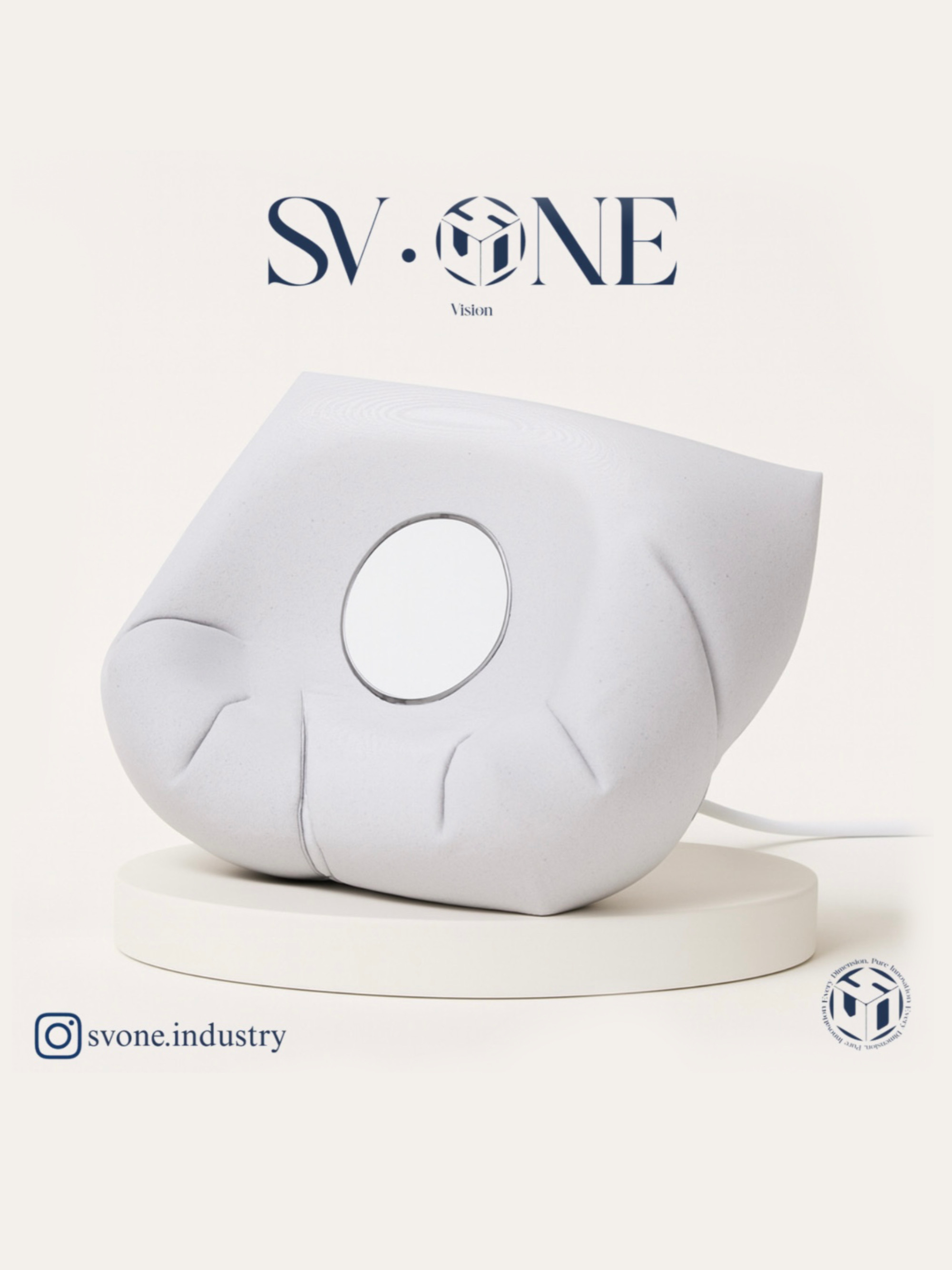 استند خلاقانه ایرپاد با طراحی نرم و مینیمال SV.ONE  پایه شارژ ایرپاد SV.ONE با الهام از فرم بالشت