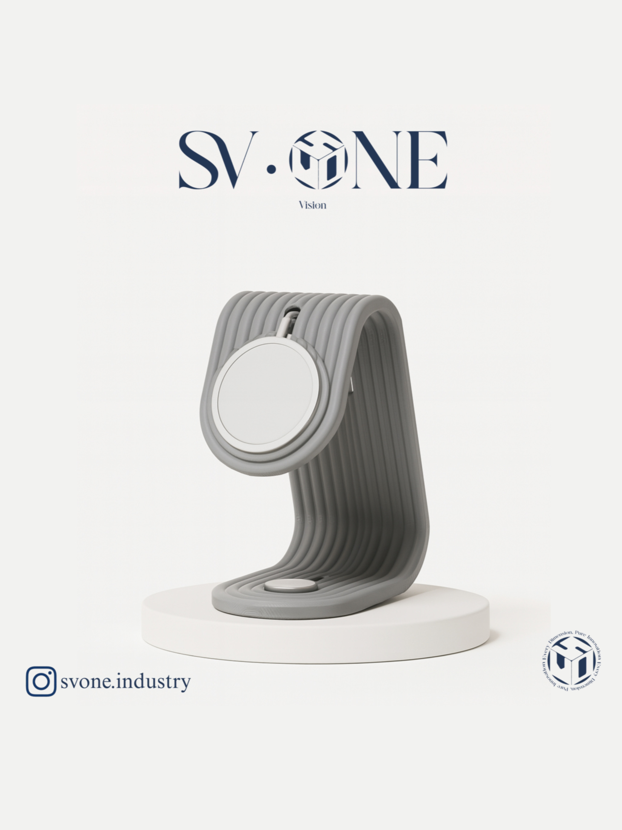 پایه شارژ مگ‌سیف با طراحی رنگی و ارگونومیک  نگهدارنده دوکاره شارژر مگ‌سیف با طراحی مدرن