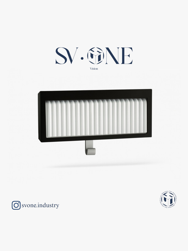 جاکلیدی دیواری طرح گاراژ SV•ONE در حالت بسته با طراحی مینیمال مدرن