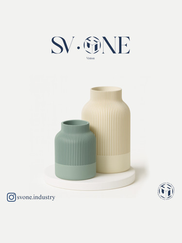 ست گلدان دکوراتیو مدرن SV•ONE با طراحی مینیمال و هماهنگ گلدان مدرن SV•ONE مناسب دکوراسیون مینیمال و لوکس