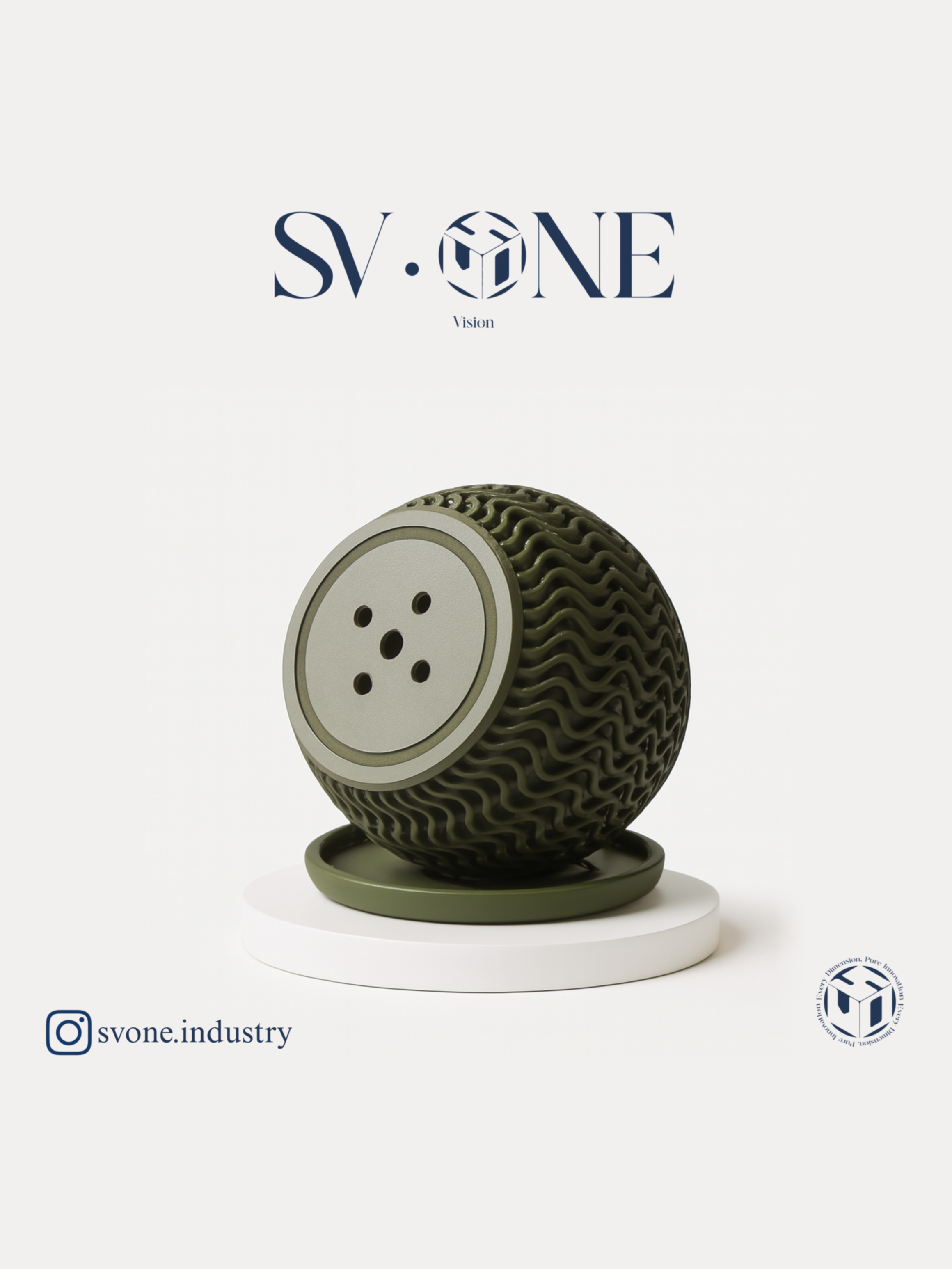 گلدان مدرن SV•ONE با طراحی هندسی برای دکور داخلی